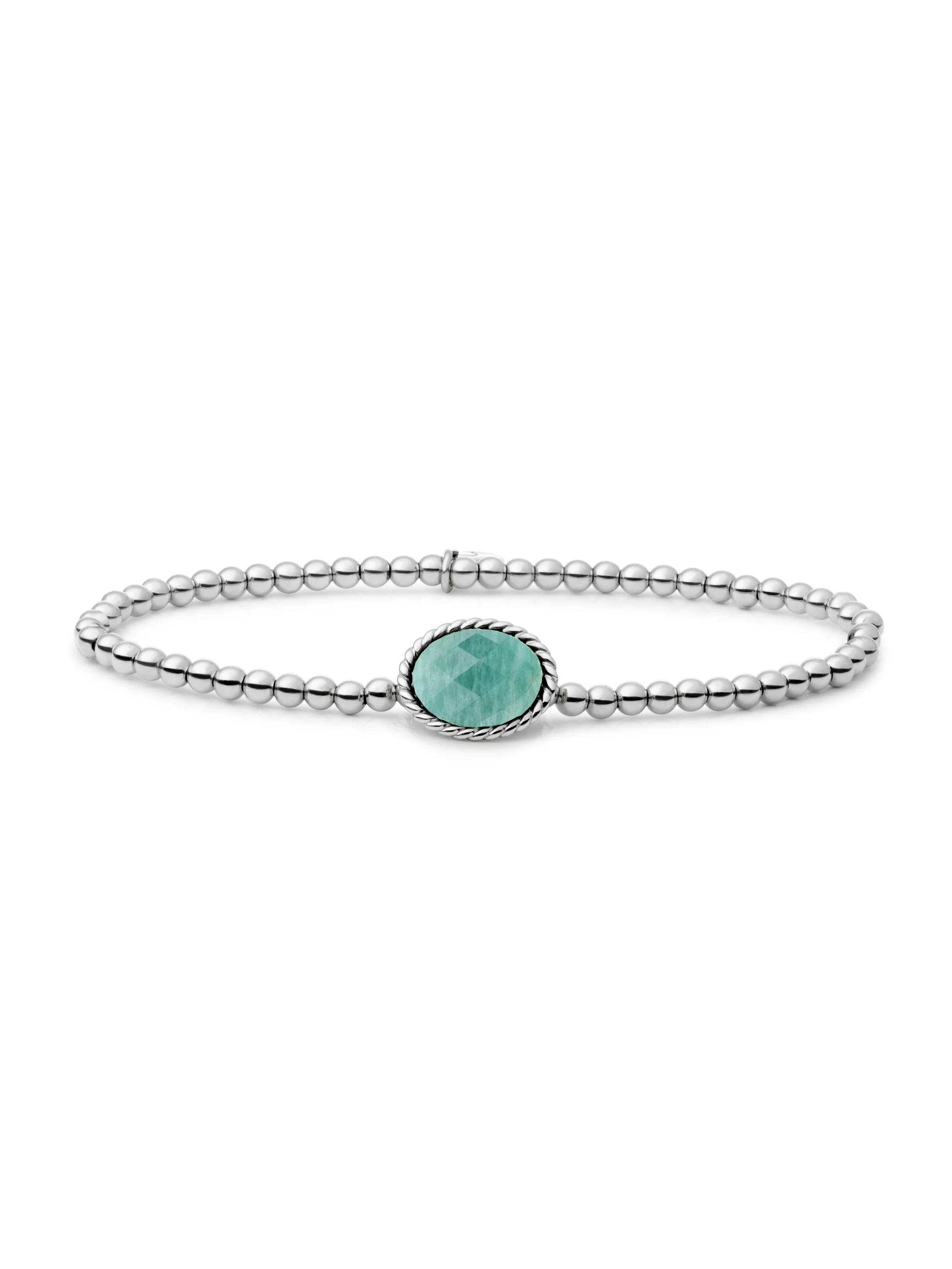 Twist Armband Rich Green Amazonite - Image 2