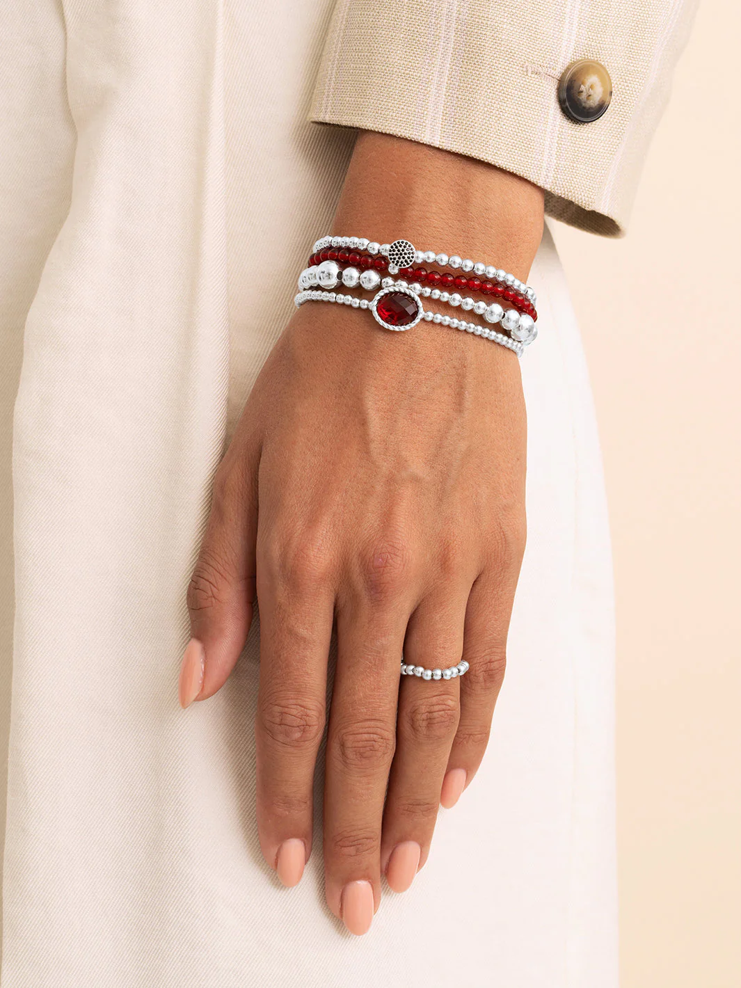 Twist Armband Ruby Quartz - Image 4