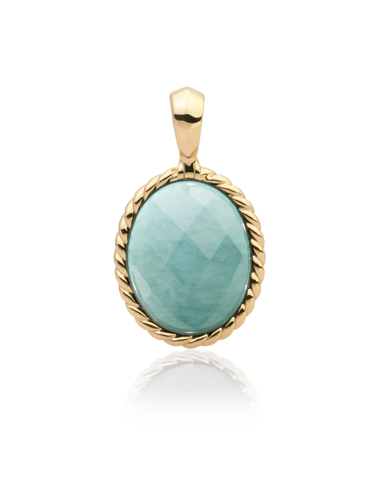 Twist Pendant Amazonite