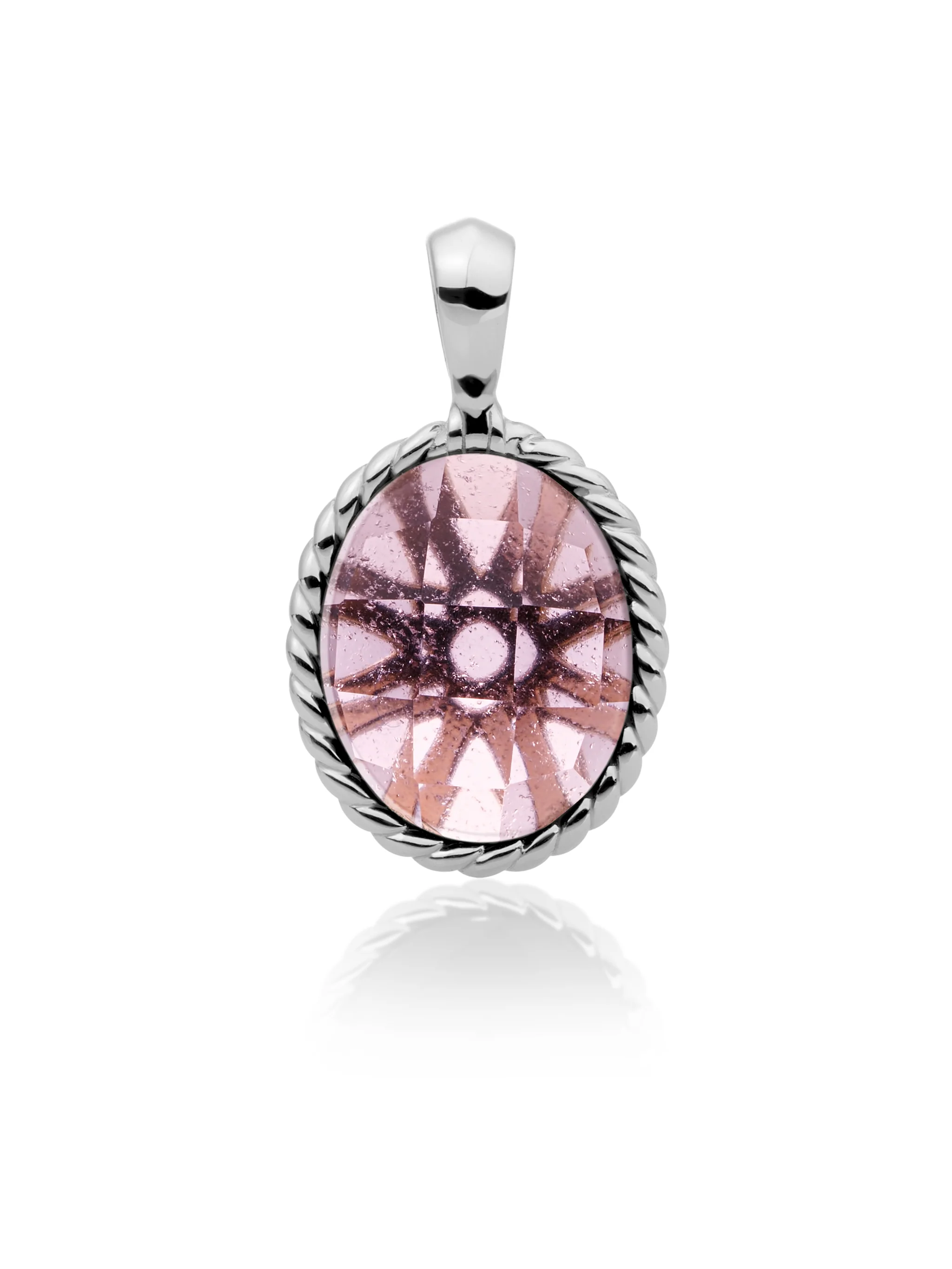 Twist Pendant Aubergine Quartz - Image 4
