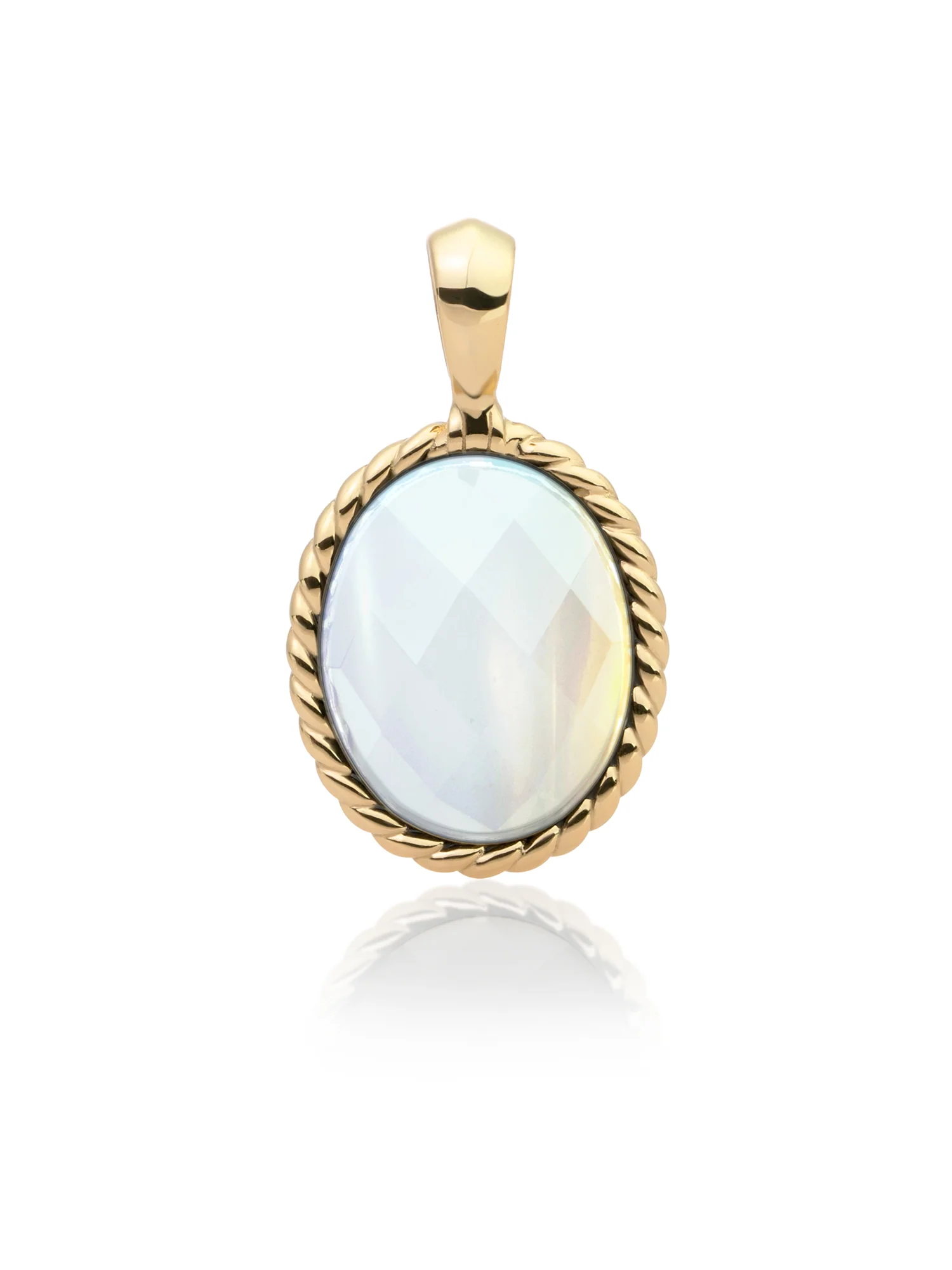 Twist Pendant Opalite