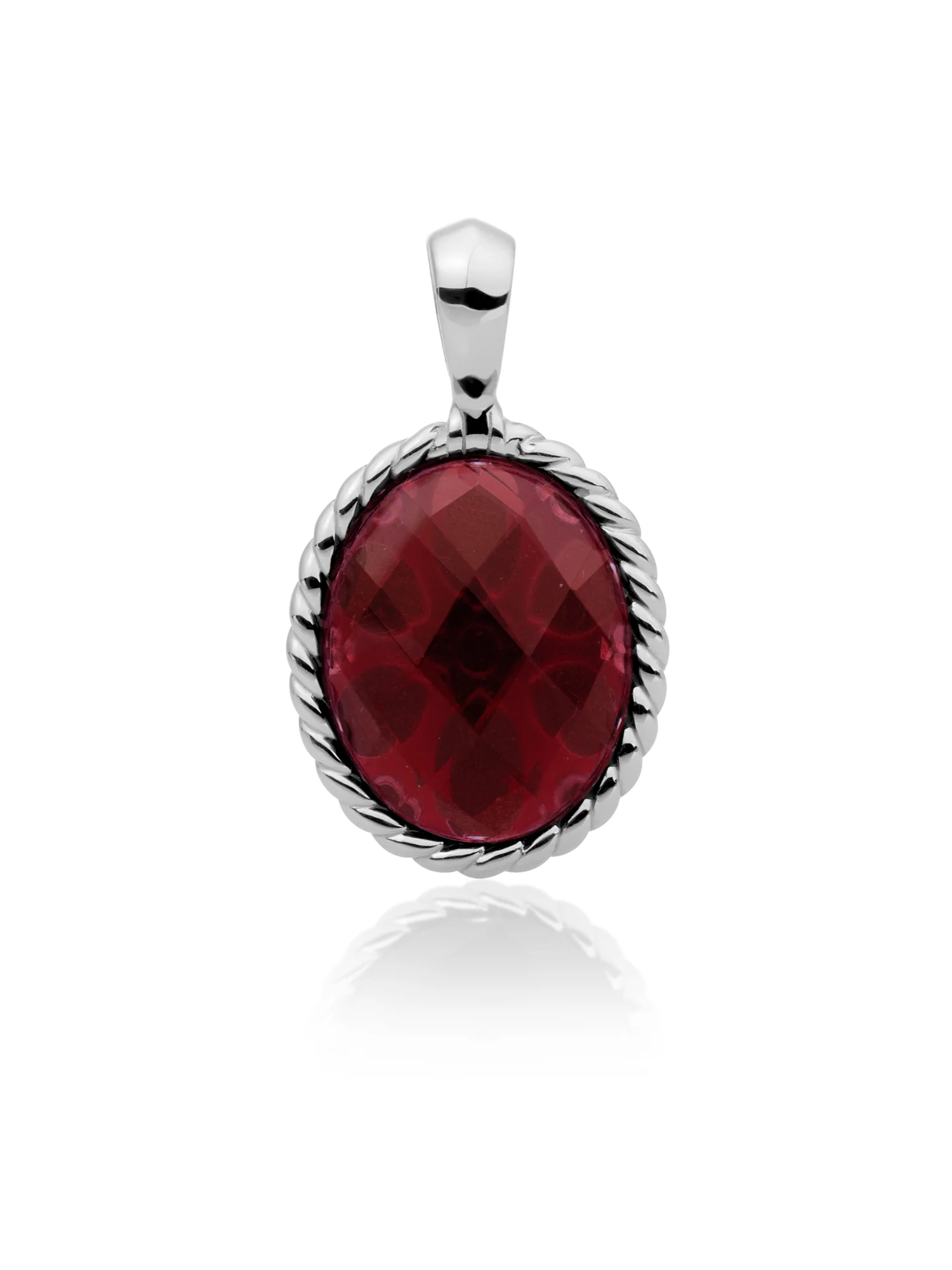 Twist Pendant Ruby Quartz - Image 2